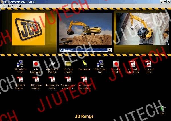JCB diagnostic tool JCB Service Master Heavy Duty Truck Diagnostic scanner 
