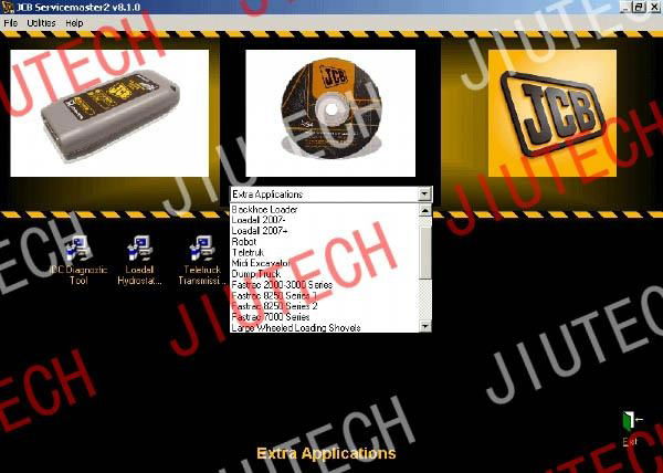 JCB diagnostic tool JCB Service Master Heavy Duty Truck Diagnostic scanner 