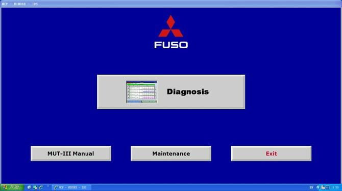 Fuso MUT3 industrial engine tester Diesel vehicle (trucks bus) diagnostic scanne