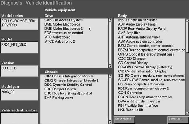 Rolls Royce Diagnostic Software with hard disk