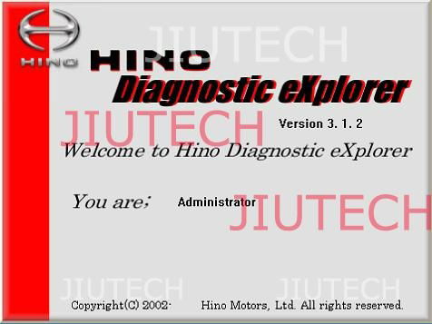 Hino Diagnostic Explorer 