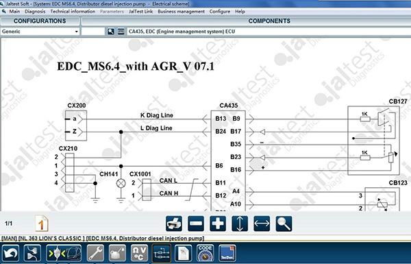 Jaltest Link Coder Reader For Paccar Peterbilt Kenworth Freightliner Sterling