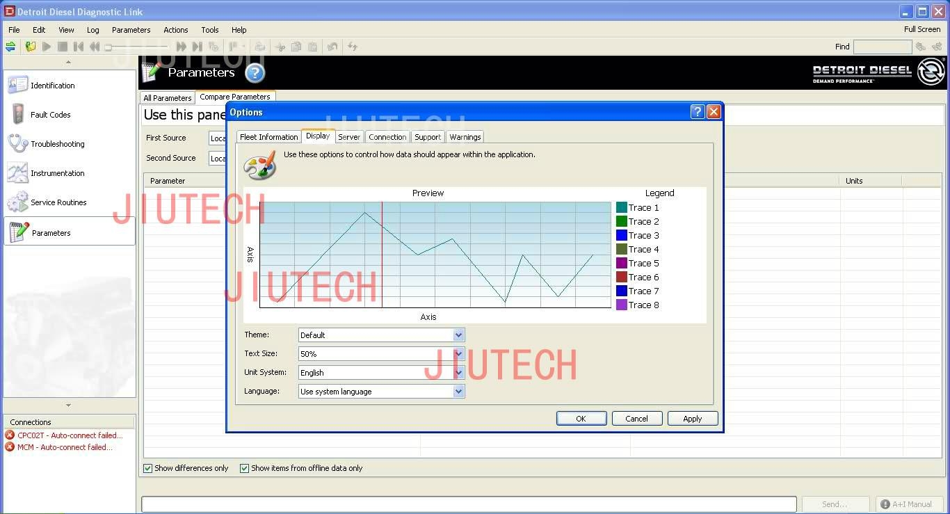 Heavy Duty Diagnostic Scanner Tool Diesel Dddl 7.09 For Servicing Detroit Diesel