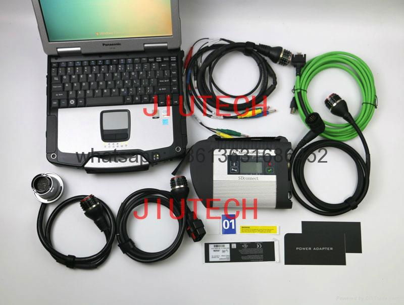 MB SD Connect C4 Compact 4 with Panasonic CF30 laptop Mercedes Star Diagnosis  