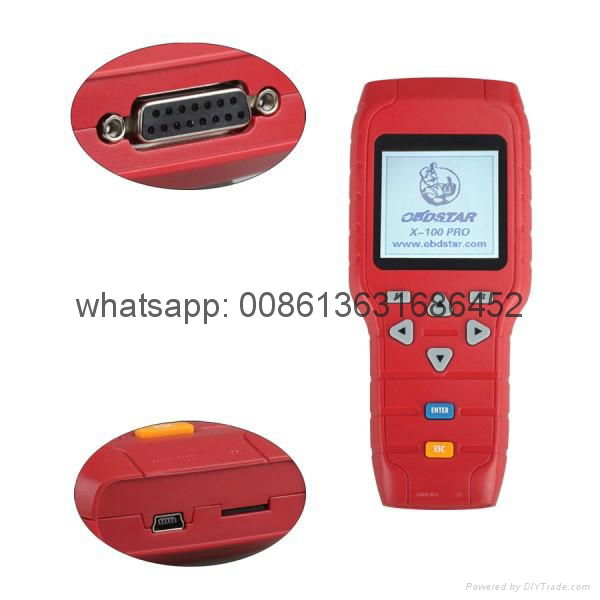 OBDSTAR X-100 PRO Auto Key Programmer (C+D) Type for IMMO+Odometer+OBD Software Get Free PIC and EEPROM 2-in-1 Adapter