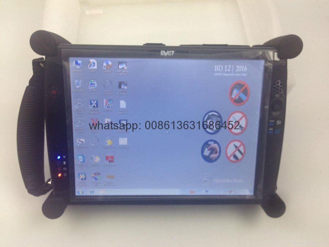 	 MB SD Connect Compact 4 2017.7 Star Diagnosis with EVG7 DL46/HDD500GB/DDR2GB Diagnostic Controller Tablet PC