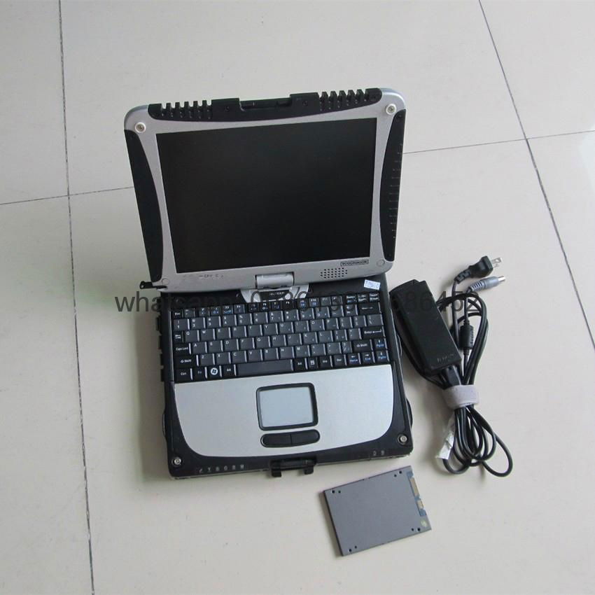Mercedes benz mb star c5 and bmw icom next software 2in1 ssd toughbook cf19 diagnostic tool
