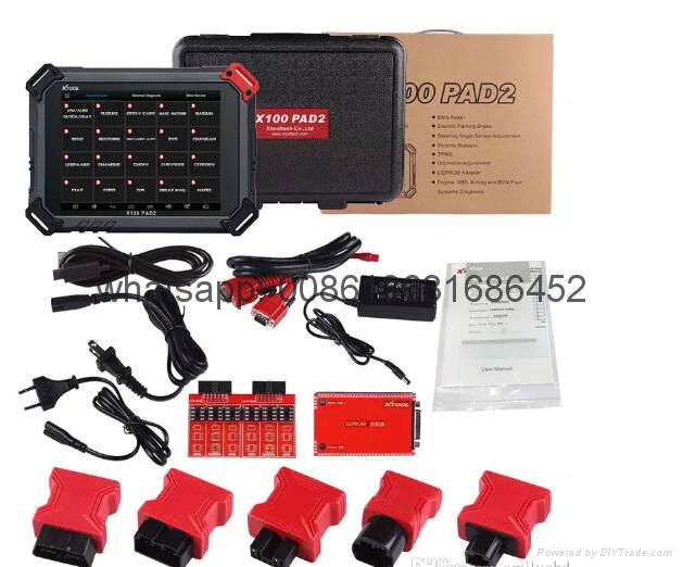 XTOOL Original X100 Pad2 key programmer with 4&5 IMMO Support EPB EPS OBD2 Odometer OilRst TPMS TPS X100 PAd 2 Better than X300 pro3