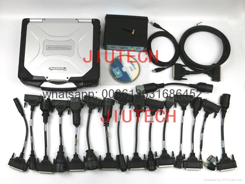 Universal Heavy Duty Truck Diagnostic Scanner Test Full Set with CF30 laptop too 2