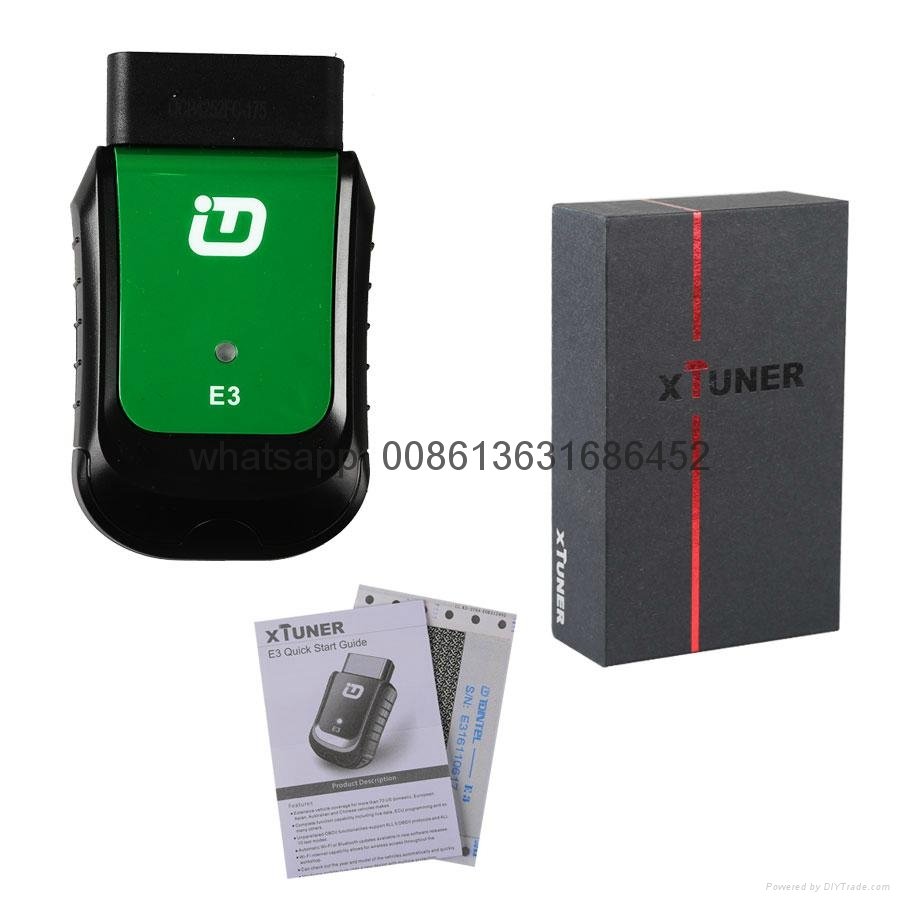 V9.1 XTUNER E3 WINDOWS 10 Wireless OBDII Diagnostic Tool Support Multi-Languages