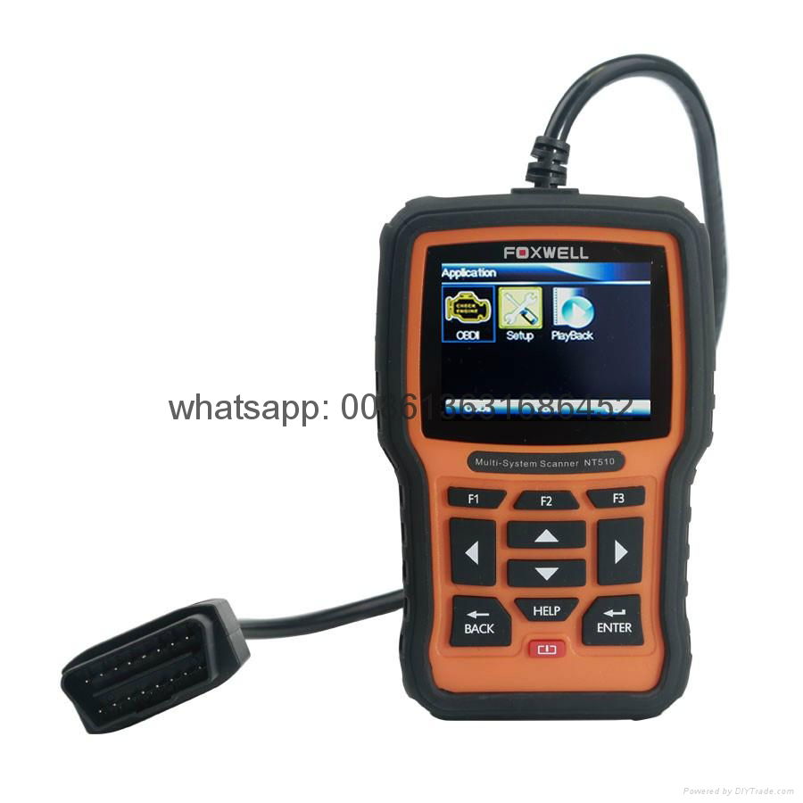 Foxwell NT510 Multi-System Scanner Support Multi-Languages Ship From US