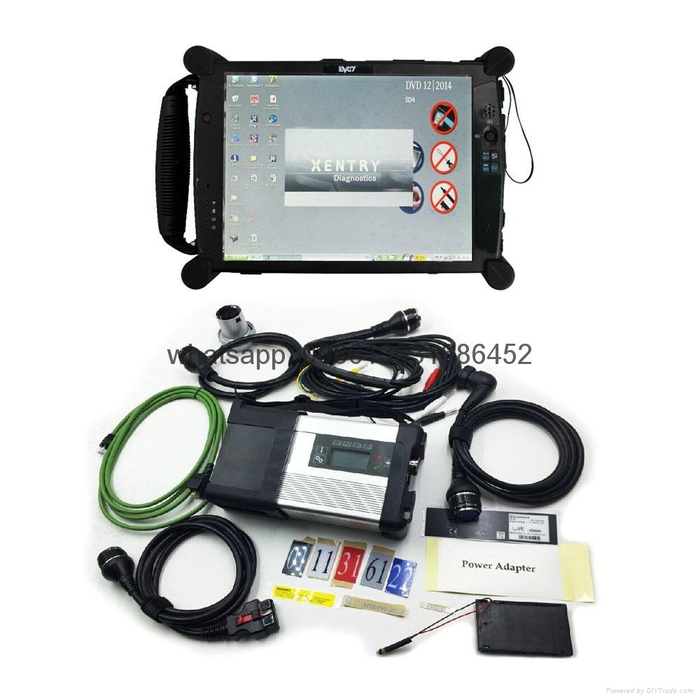 MB SD Connect C5 with Super Engineering Software DTS monaco And EVG7 Tablet 