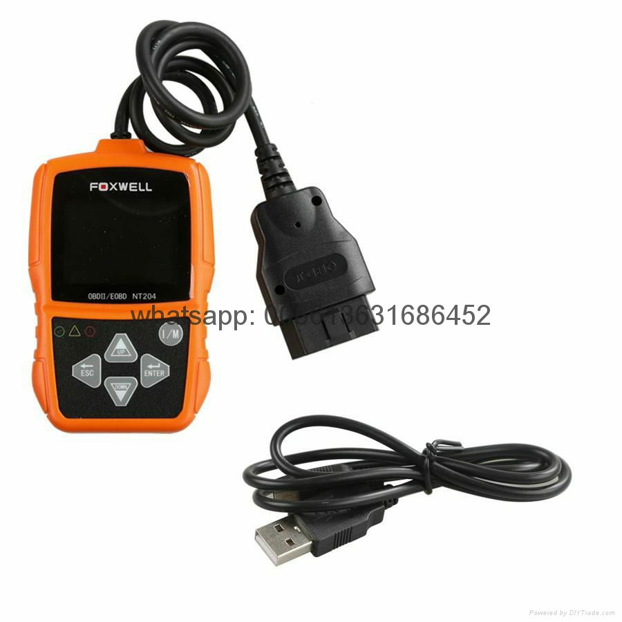 FOXWELL NT204 OBD2 CAN Diagnostic Tool Fault Code Reader Multi-languages Available