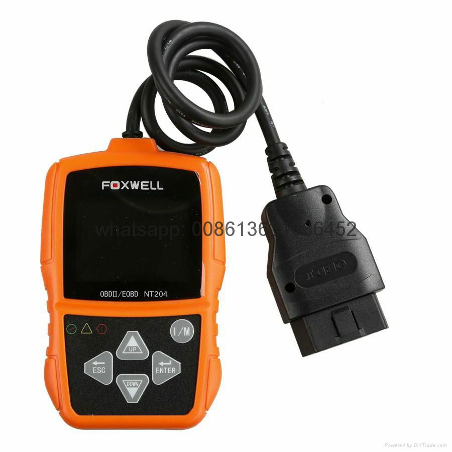 FOXWELL NT204 OBD2 CAN Diagnostic Tool Fault Code Reader Multi-languages Available