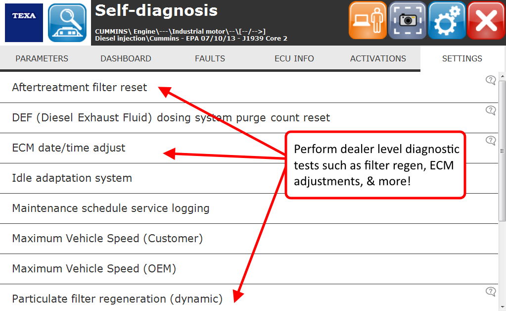 TEXA Truck and Off Highway Combo Diagnostic Tool