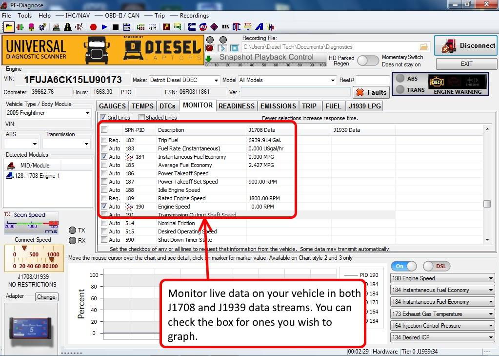 Universal Diesel Truck Diagnostic Tool with DPF Regen