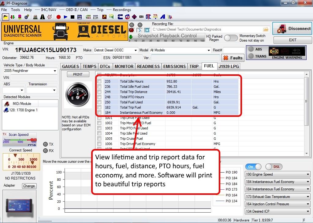 Universal Diesel Truck Diagnostic Tool with DPF Regen