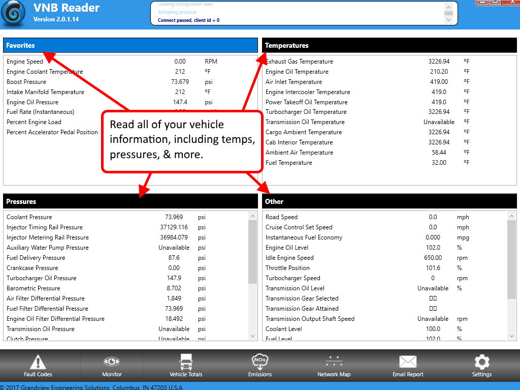 Heavy & Medium Commercial Truck Diagnostic Starter Kit