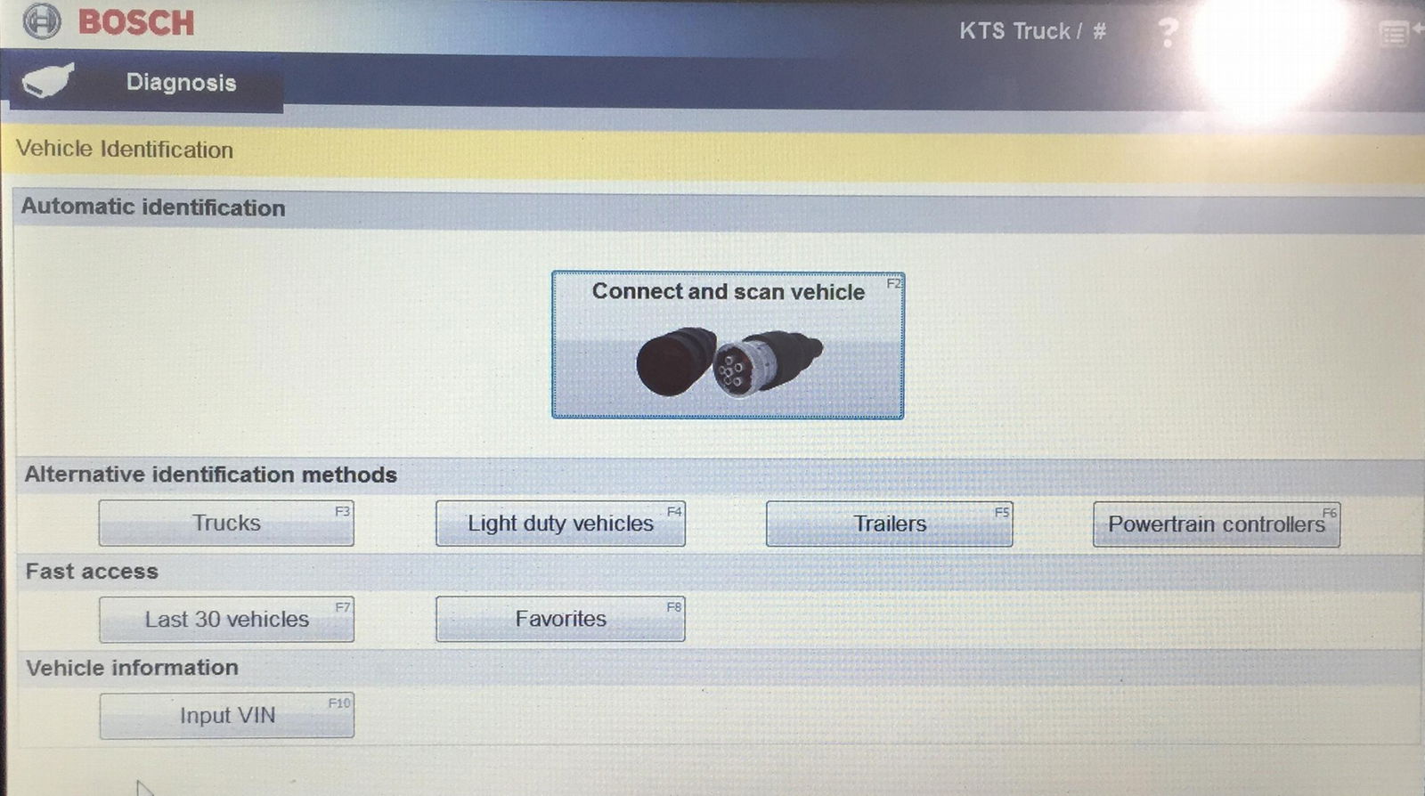 Bosch ESI Truck Scanner Diagnostic Tool with Laptop