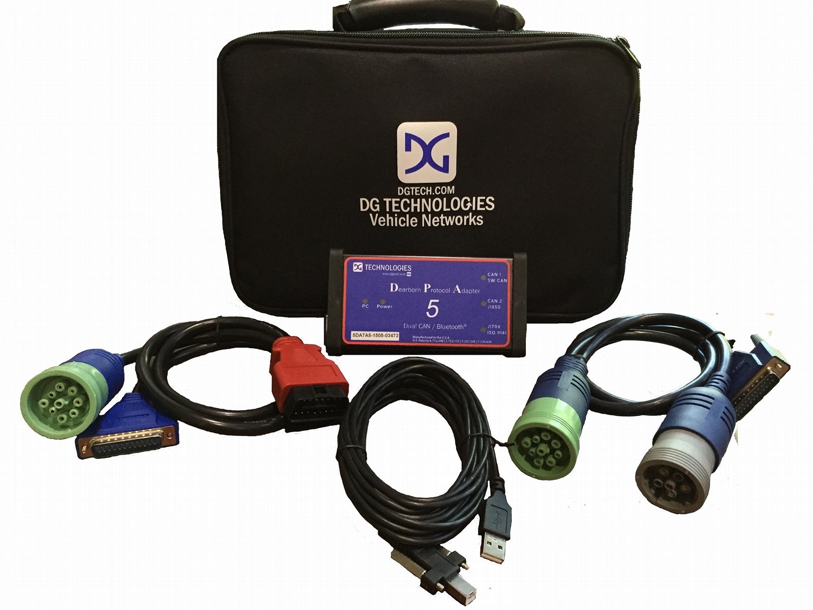 DPA5 Dearborn Protocol Adapter 5 Heavy Duty with OBDII Cable diagnostic scanner