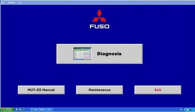 Fuso Truck Diagnostic Scanner Full Set