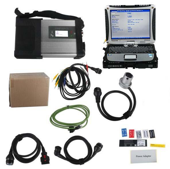 Version MB SD Connect C4/C5 Star Diagnosis Plus Panasonic CF 19  Laptop