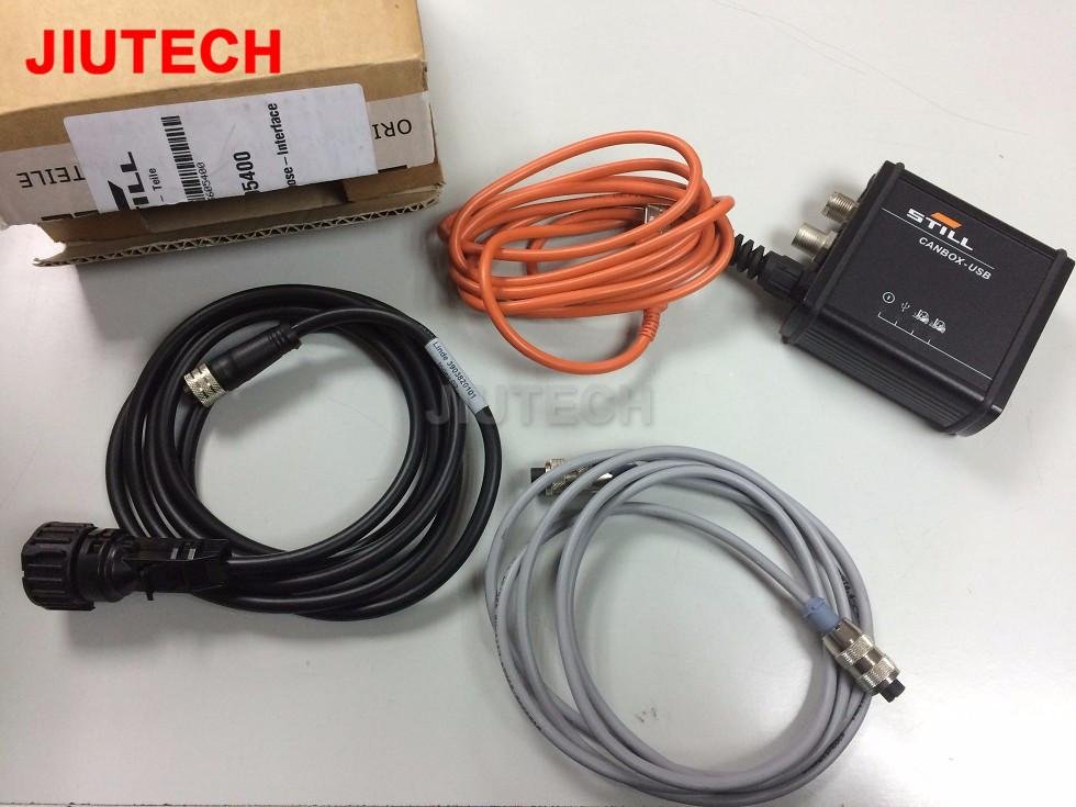 Still forklift canbox with IBM T420 latpop diagnostic cable 50983605400 truck bo 3