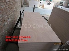 2.7mm 3mm 3.6mm 4mm okoume door skin size plywood