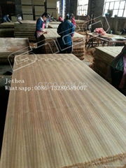 Straight Line Natural Burma Teak plywood