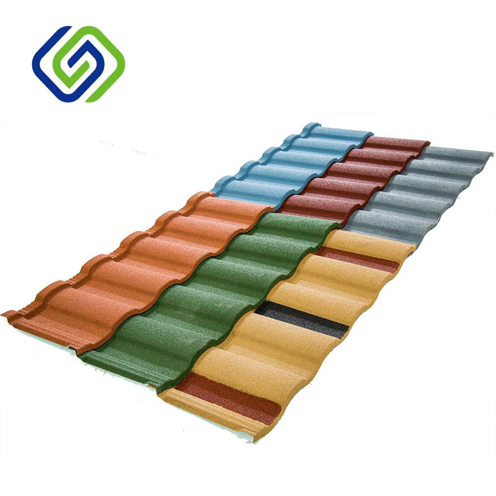 colorful stone coated steel roof tile 2