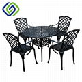 Quality cast aluminum outdoor furniture garden sets dining sets