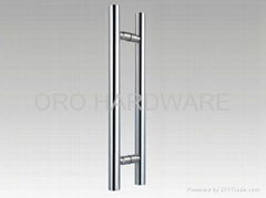 H Type Stainless steel handle,for 8-12mm glass door