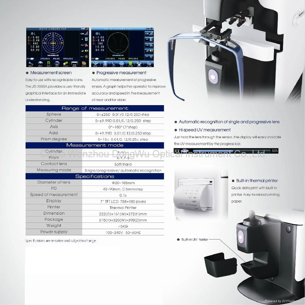 TW-8090A Auto Lensmeter 2