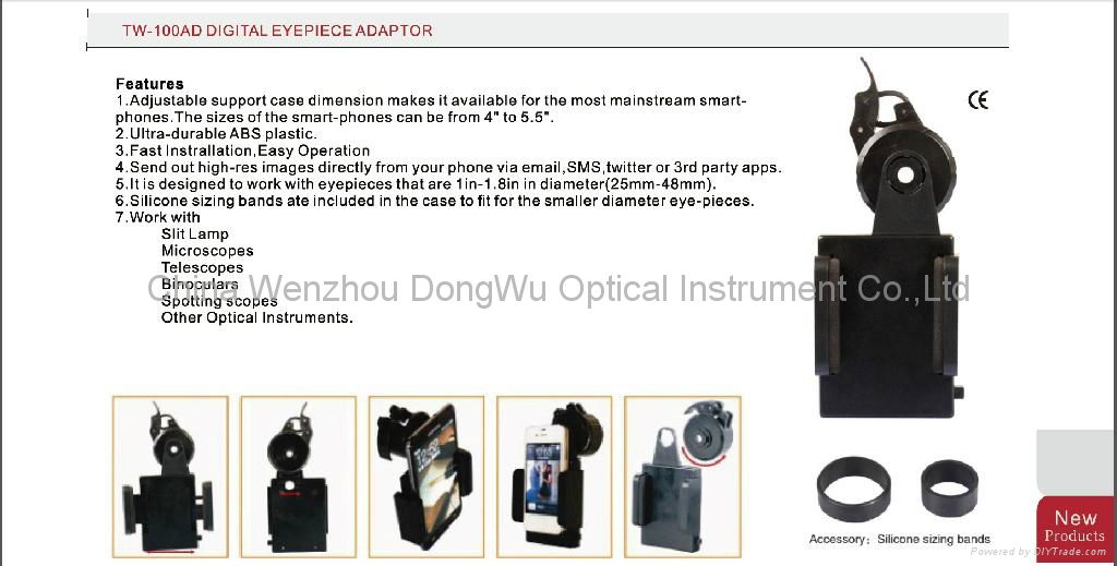 TW-100AD Digital Eyepiece Adaptor 5