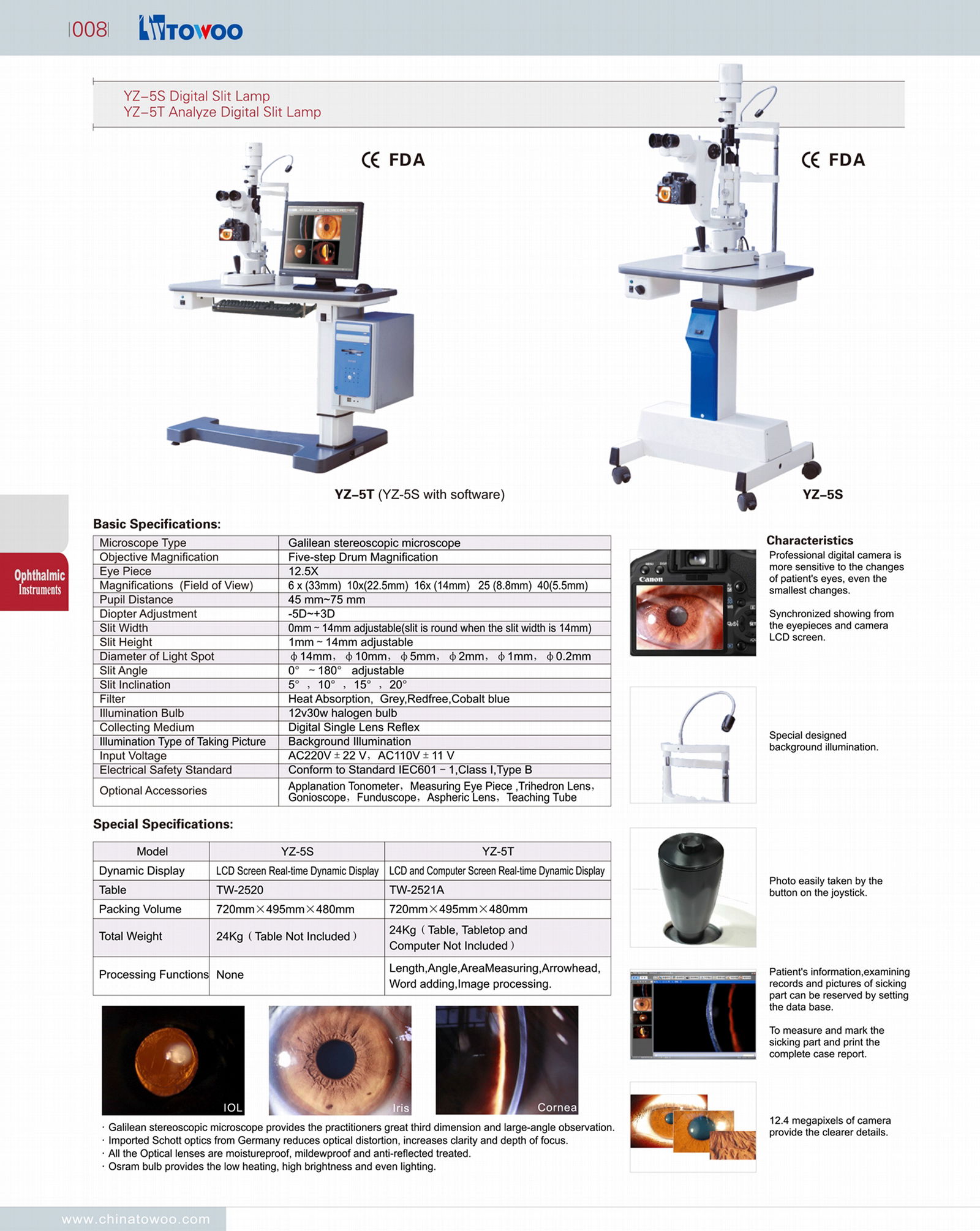 YZ-5T Analyze Digital Slit Lamp  2