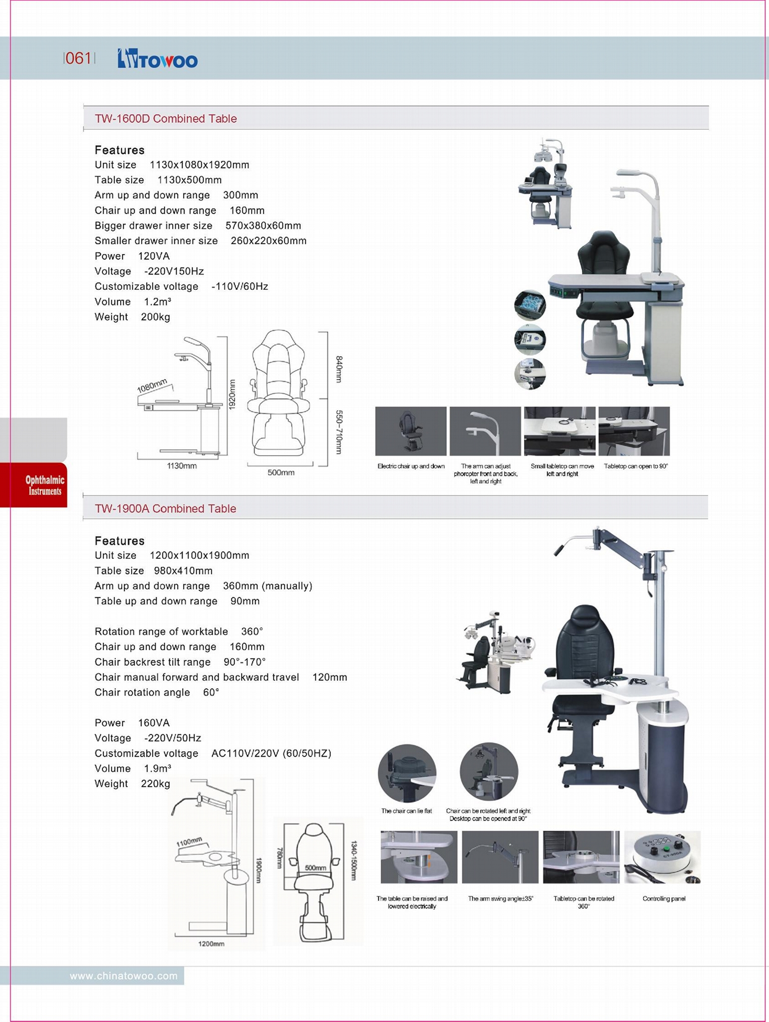 NEW: Full serials ophthalmic unit (chair and stand) 3