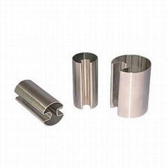 Stainless steel single slot round tube 