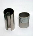 Stainless steel single slot round tube 