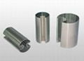 stainless steel double slot round tube