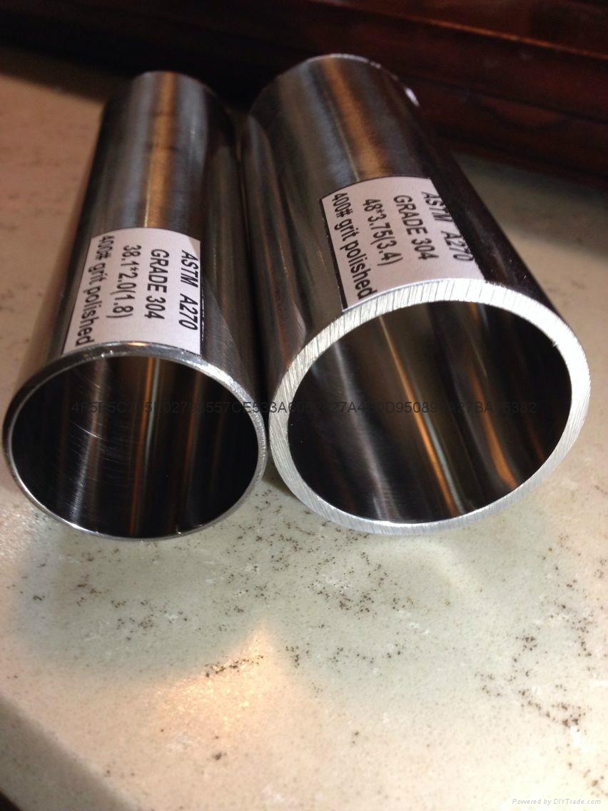 inner polished stainless steel tube