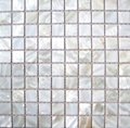 Mother of pearl mosaic square design