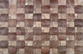 mix size Coconut mosaic wood wall panel
