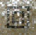 Polished mother of pearl wall mosaic tile 