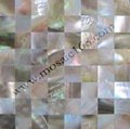 Polished mother of pearl wall decorative mosaic tile 