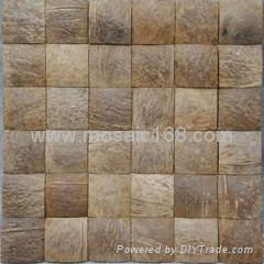 50*50mm Coconut husk mosaic tile 