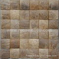 50*50mm Coconut husk mosaic tile  1