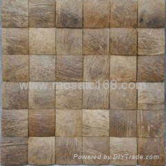 50*50mm Coconut husk mosaic tile