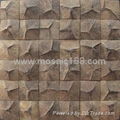 50*50mm Coconut husk mosaic tile  2