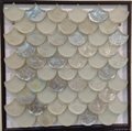 white color glass mosaic