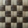 mix color coconut mosaic wood panel